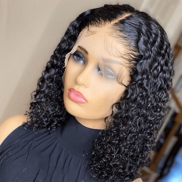 Water wave human hair 10 inch bob