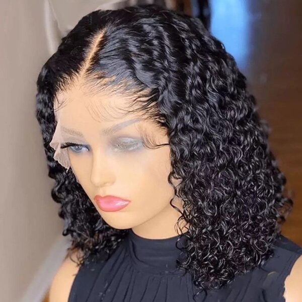 Water wave human hair 10 inch bob