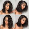 Water wave human hair 10 inch bob