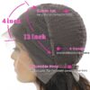 Water wave human hair 10 inch bob