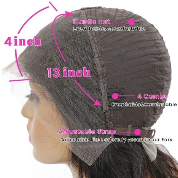 Water wave human hair 10 inch bob