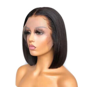 10 inch Vietnamese bob hair full frontal lace