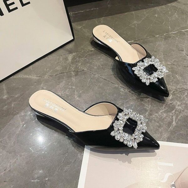 crystal-buckle-mules Crystal-Buckle Mules